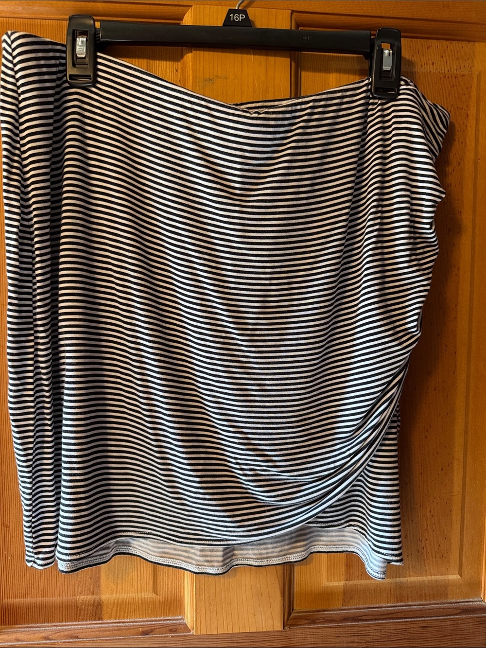 a.n.a Black and White Striped Tee